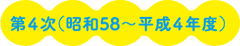 第4次(昭和58〜平成4年度)