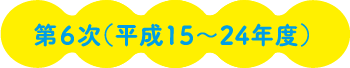 第6次(平成15〜24年度)